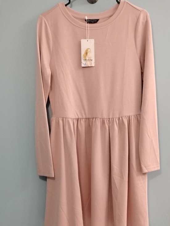 PrettyGarden Dresses & Skirts - NWT Pretty Garden 🏡 Long Sleeve Women's Dress in Soft Pink Size Medium